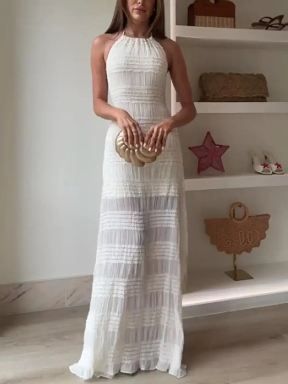 Ruched Maxi Dress