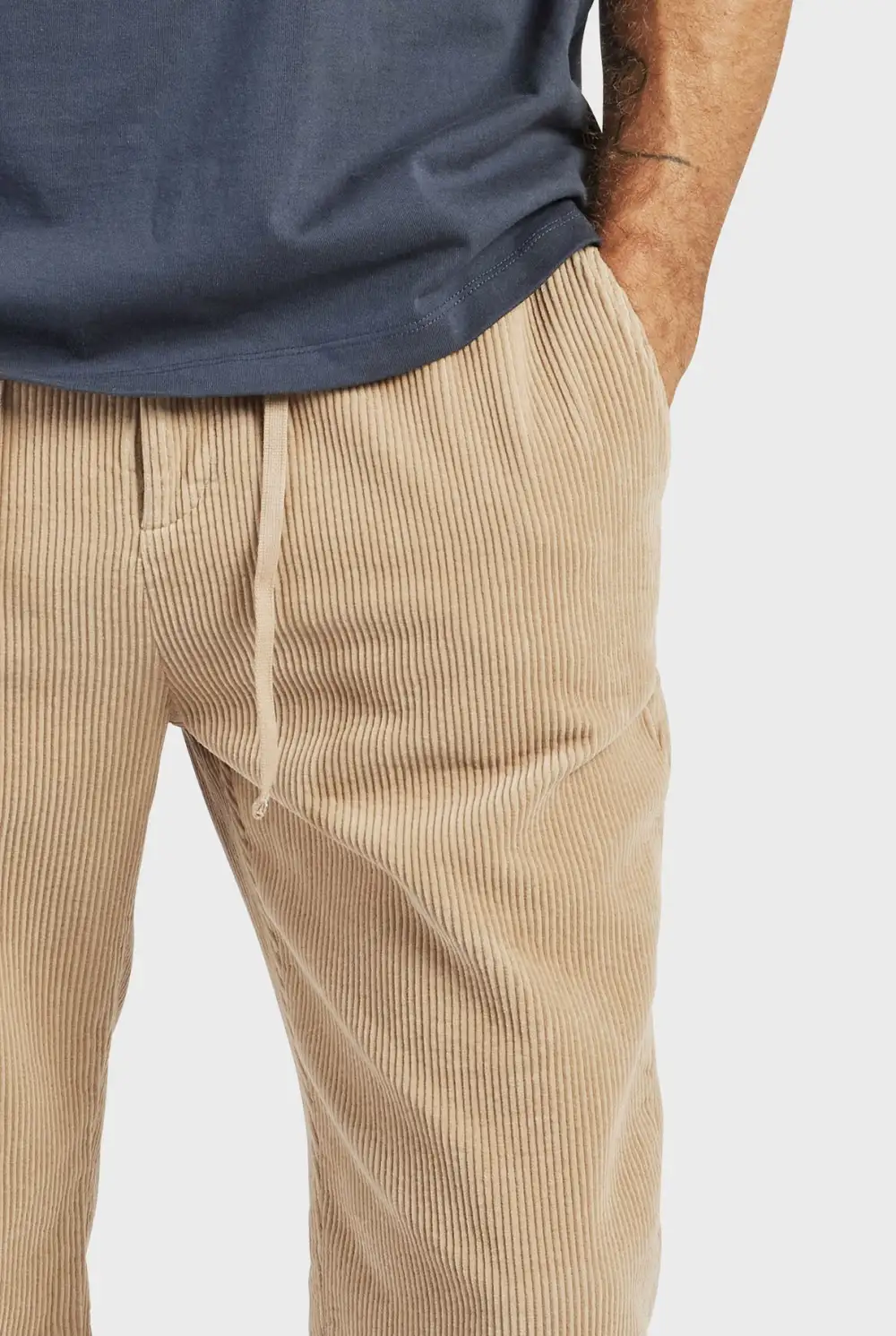 Straight Leg Corduroy Trousers