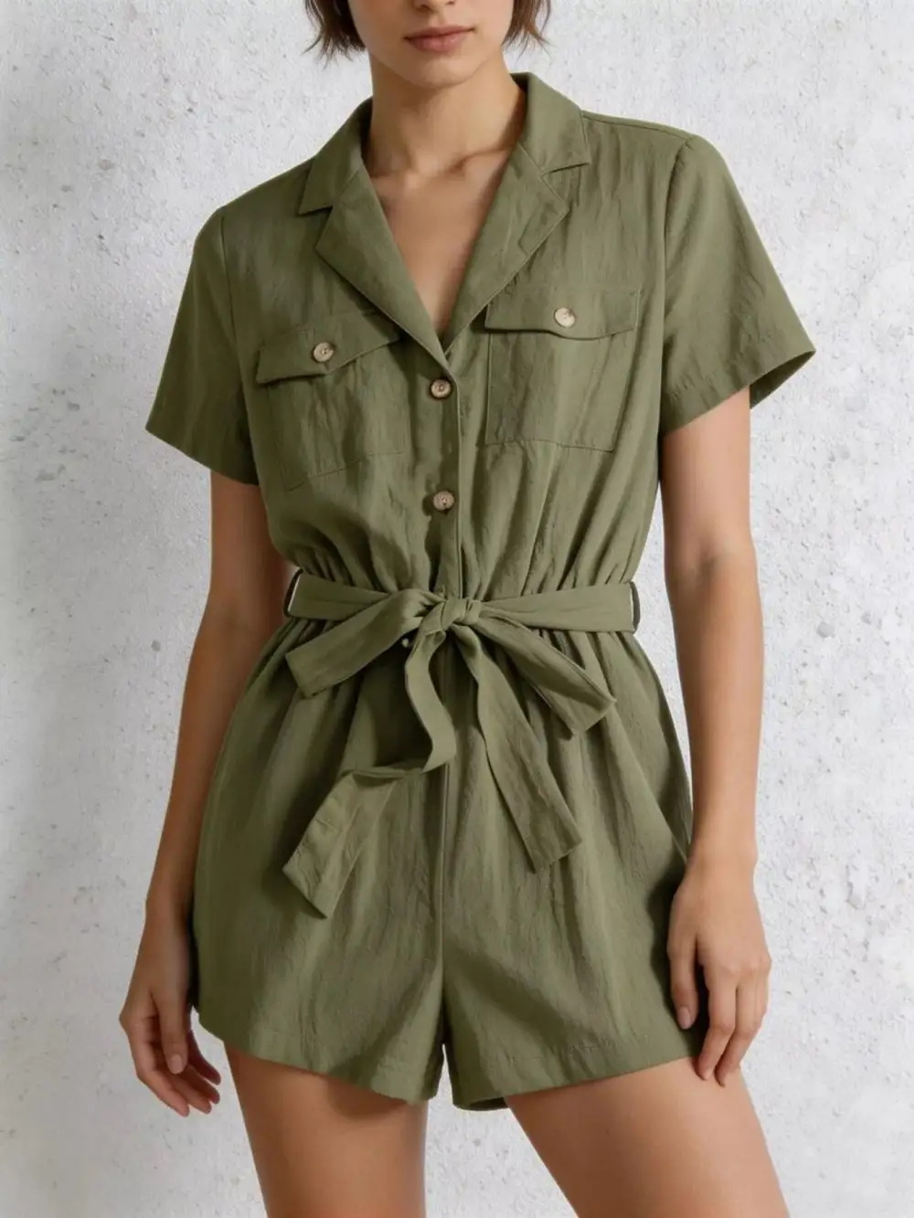 Jumpsuit Tie Romper