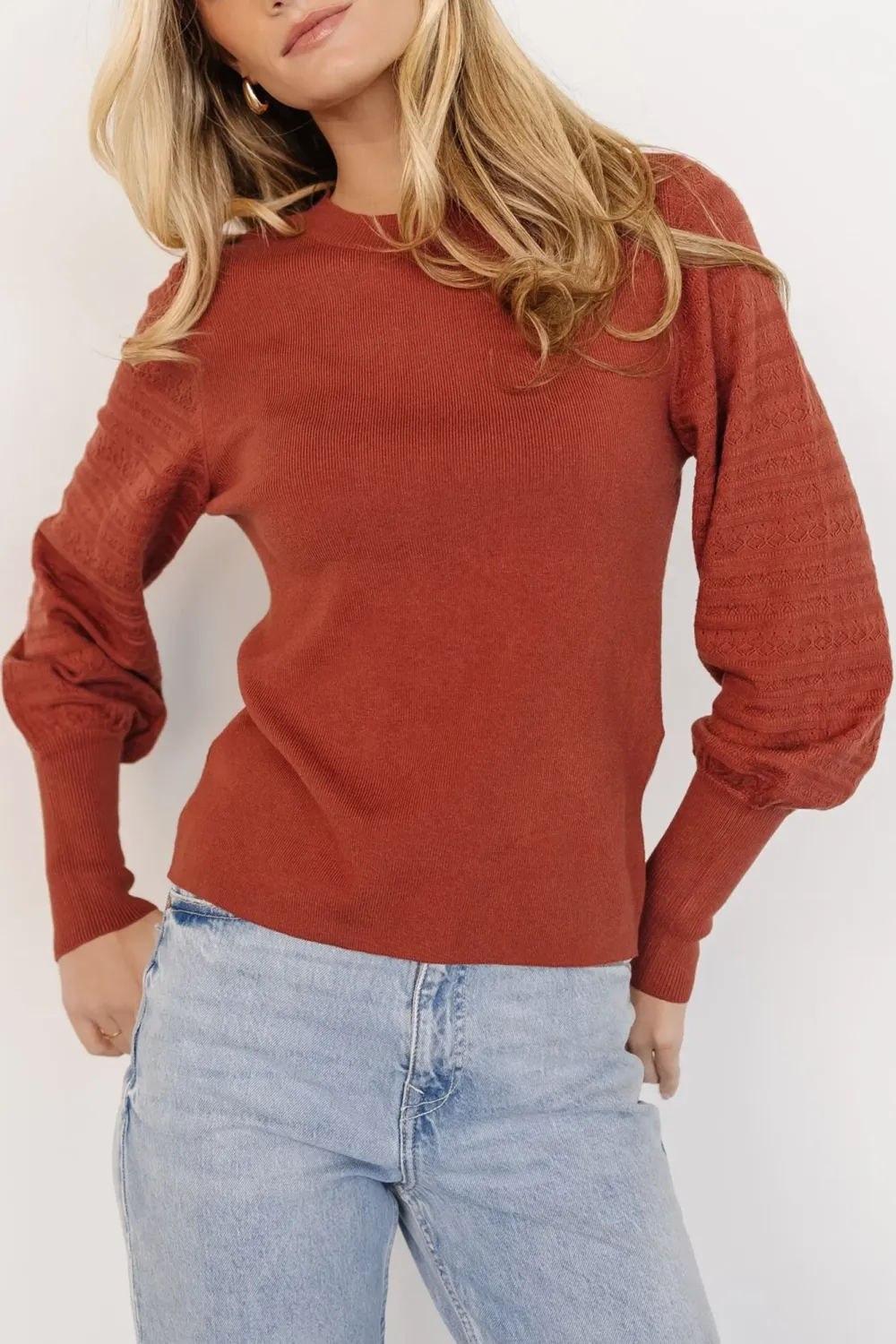 Classic Minimalist Soft Ribbed Knit Top