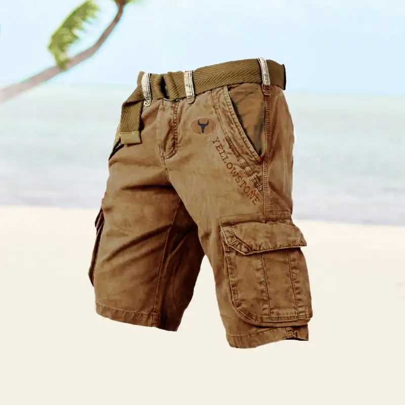 Men's Cotton Patch Pocket Cargo Shorts