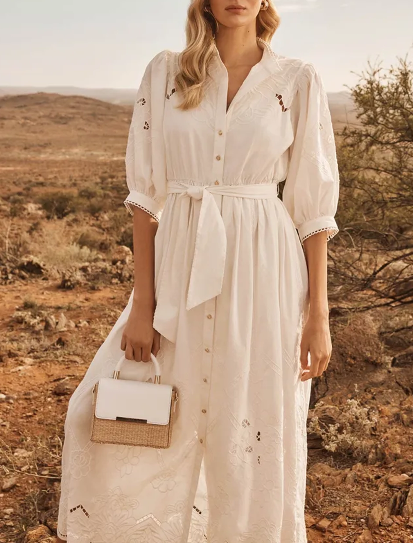 Crew Neck Midi Dress