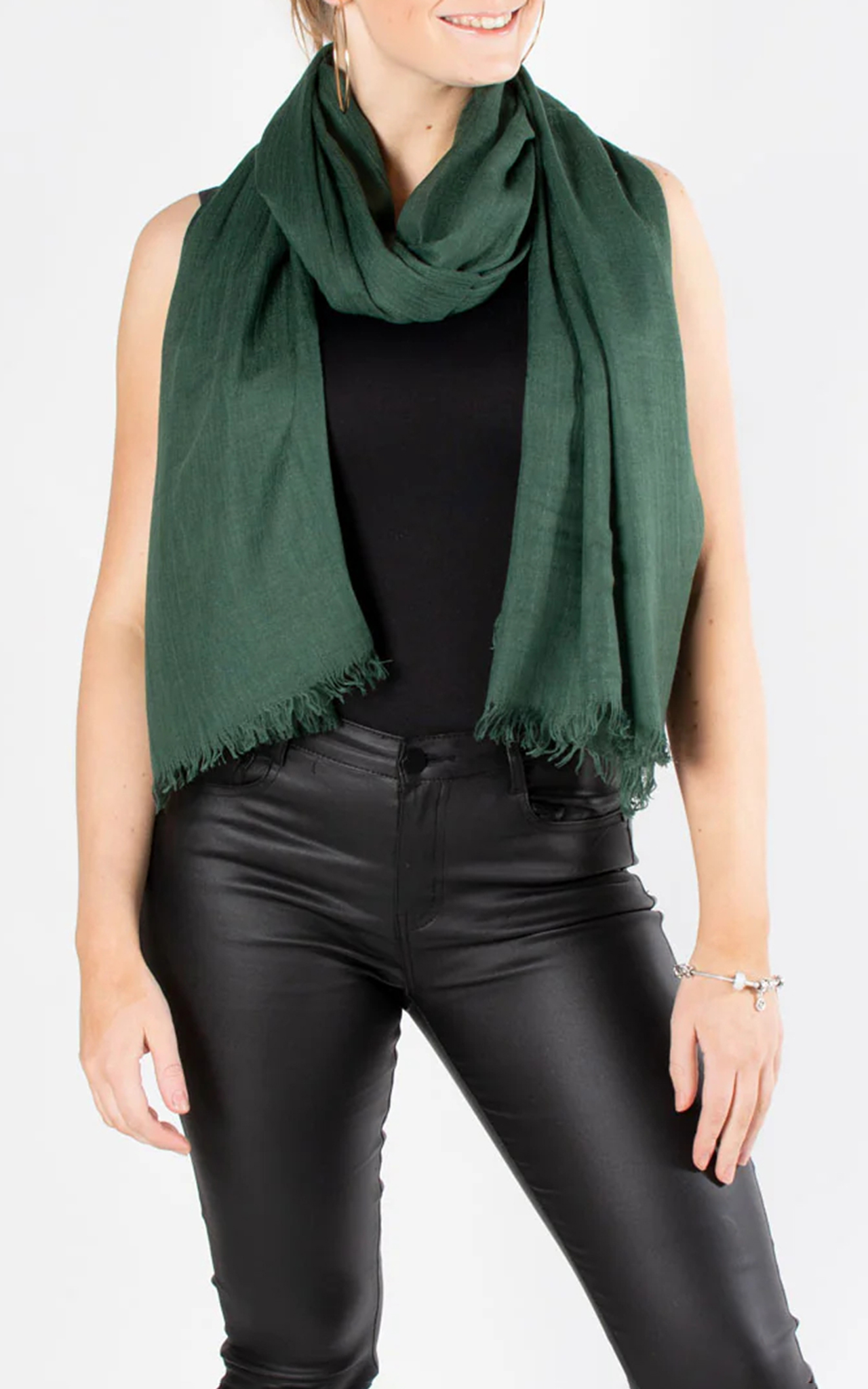 Solid Color Cotton Scarf For All Seasons
