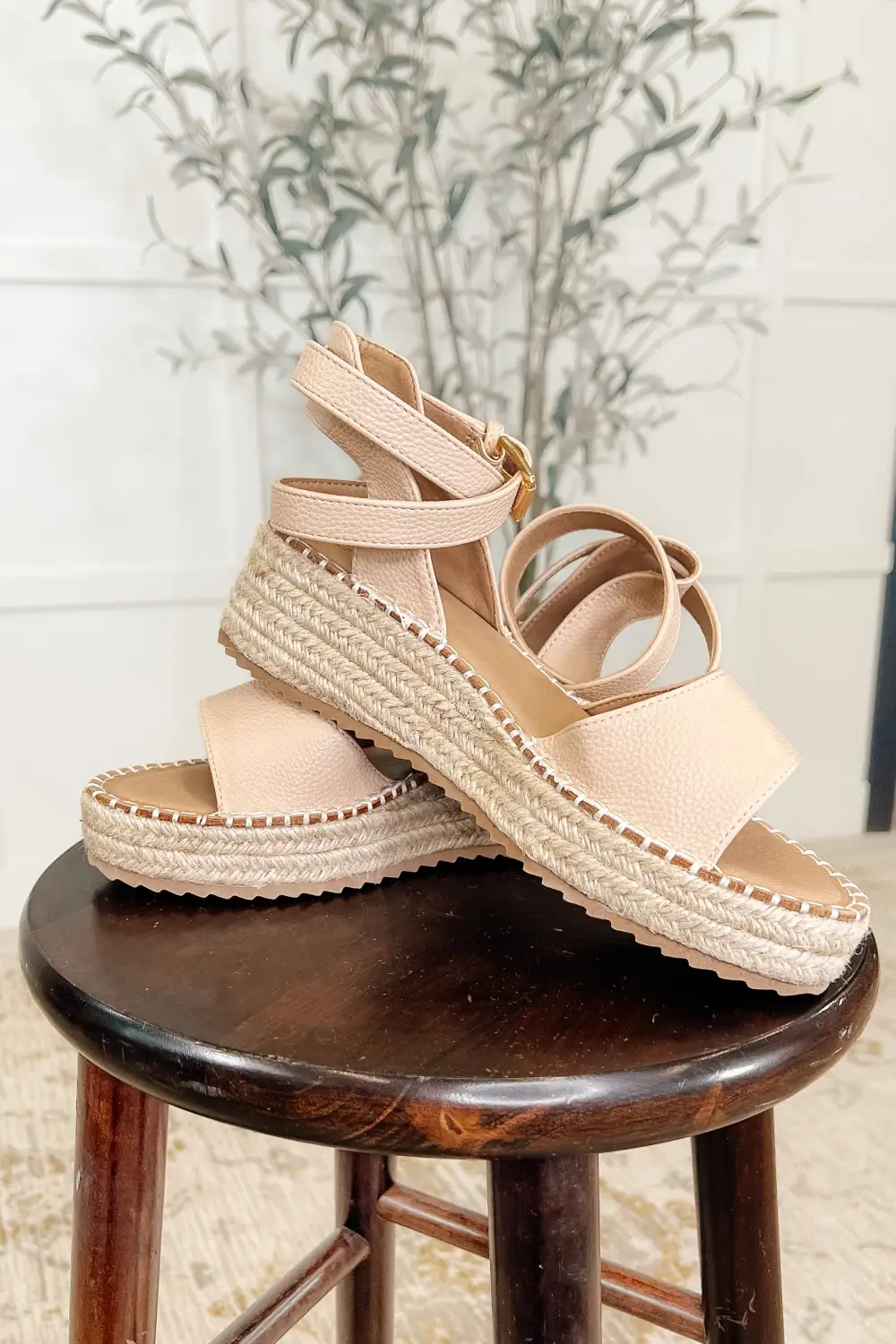 Platform Sandals in Blush