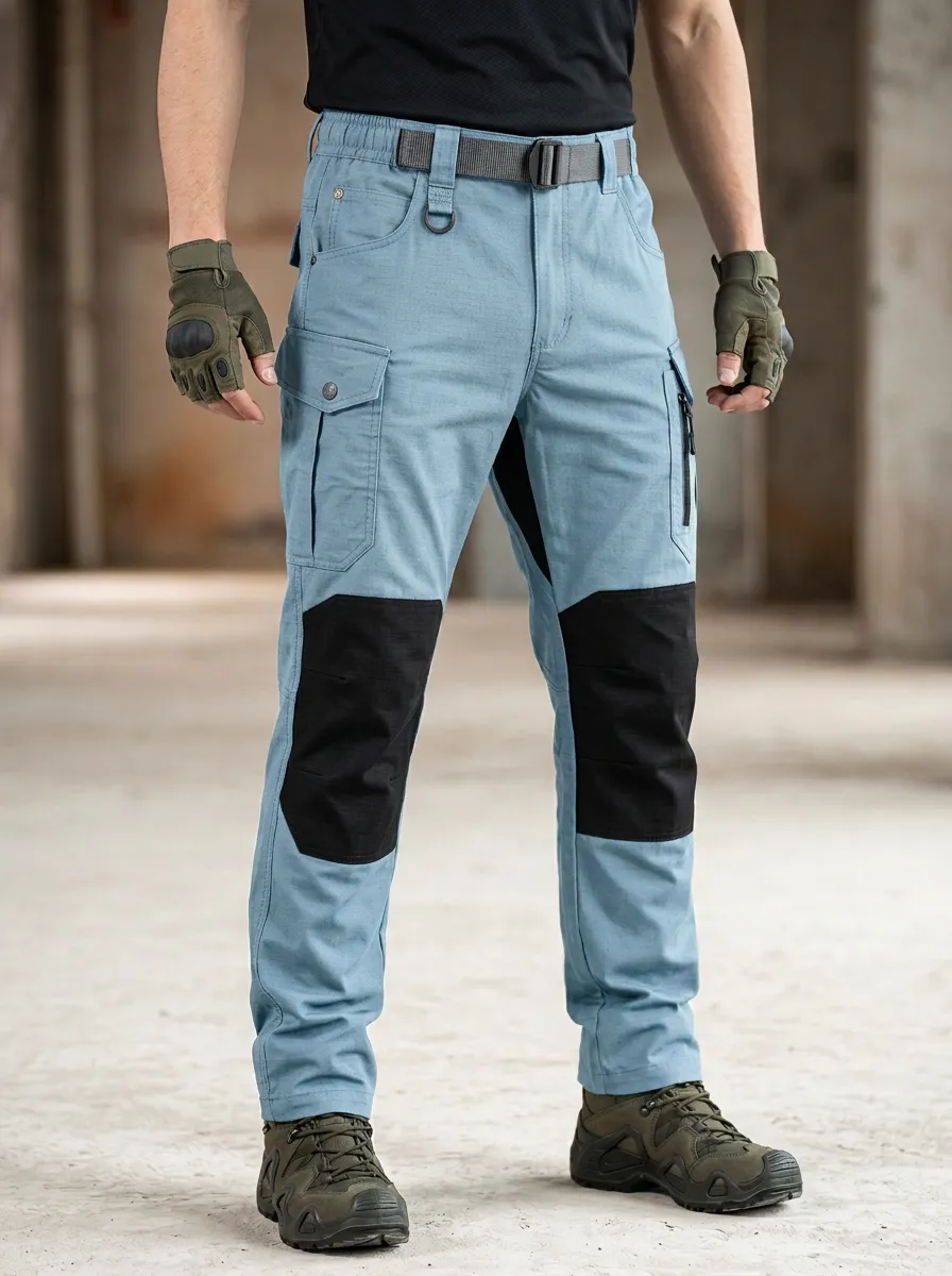 Relaxed Multi-Pocket Cargo Tactical Look Unisex Tactical Cargo Pants
