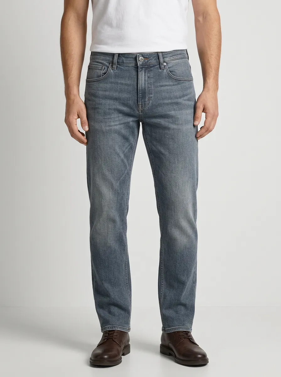 Washed High Jeans