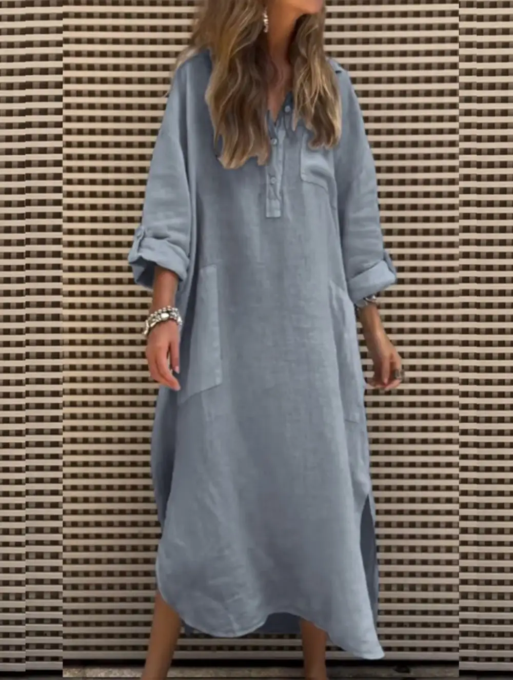 Relaxed Fit Simple Irregular Dress
