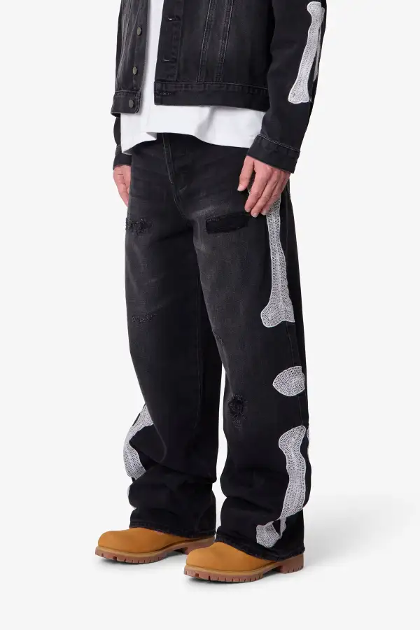 Relaxed Skeleton Ultra Baggy Jeans
