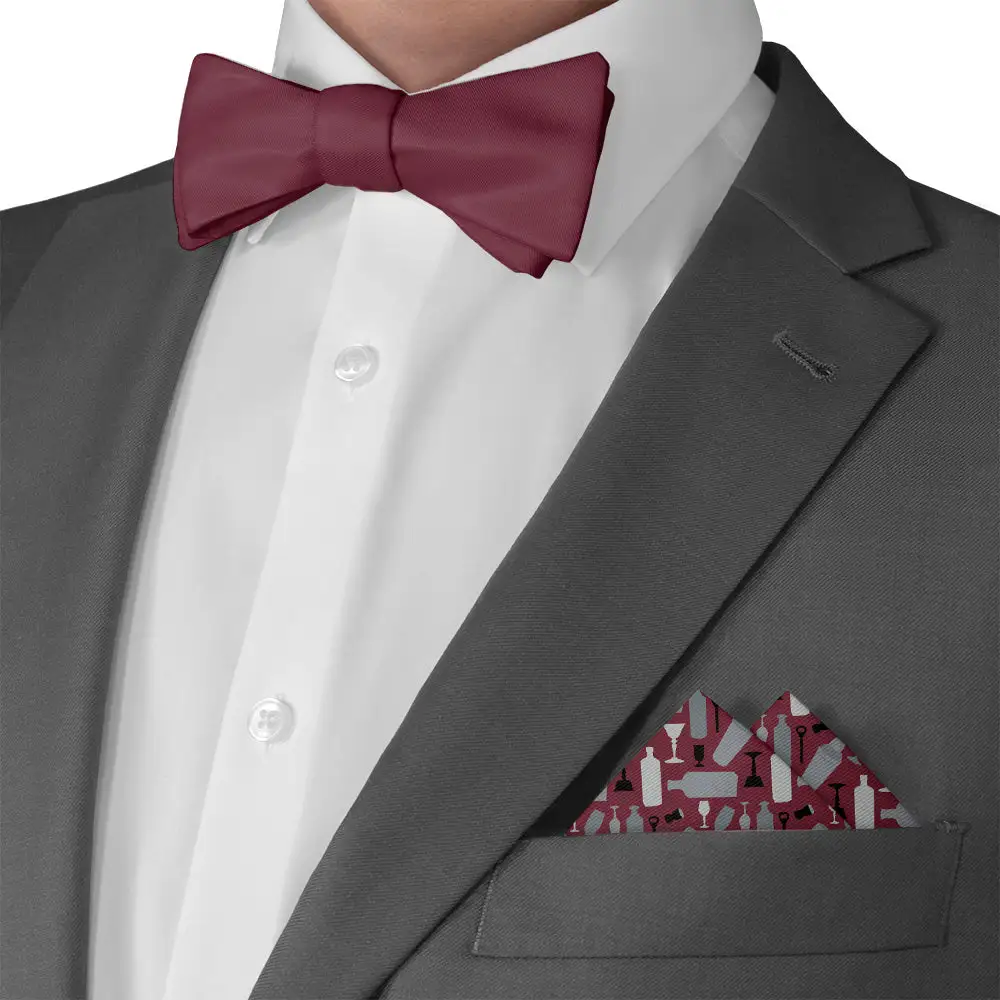 Versatile Stylish Novelty Food And Drink Motif Pocket Square