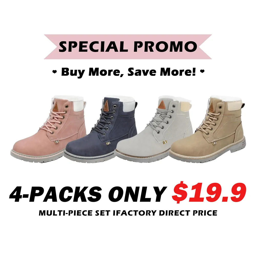 Mishansha Men's Women's Waterproof Snow Boots Winter Trekking Hiking Boots with Warm Fur Lining, Anti-Slip Sole, Insulated Outdoor Cold Weather Booties