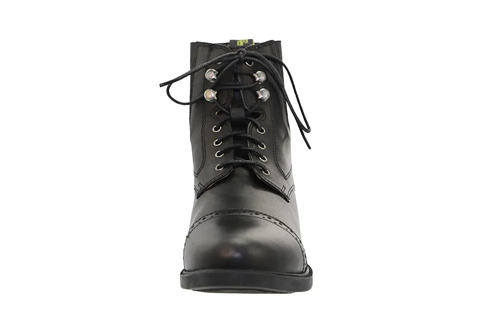 Lace-Up Easy-Care Riding Boots