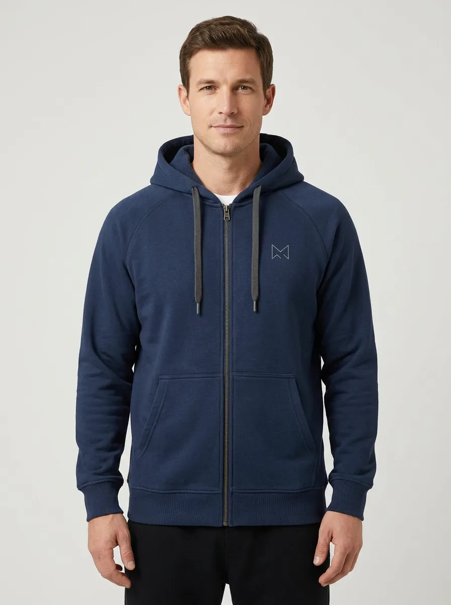 Casual Minimalist Zip-Up Edit Men's Sport Jacket