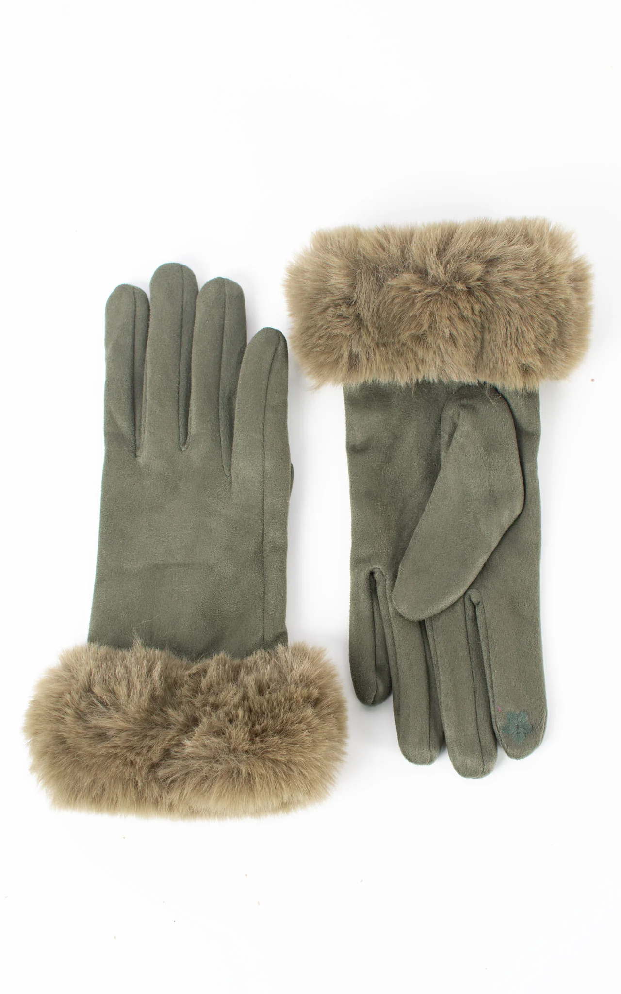 Casual Fashion Vintage Faux Suede Gloves