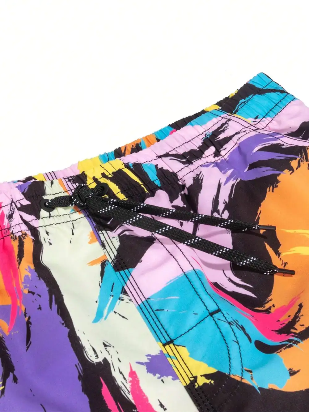 Men's Colorful Allover Print Swim Trunks