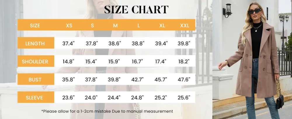 🔥 Women’s Wool Blend Mid-Long Coat – Elegant Warmth, Premium Wool, Minimalist Chic