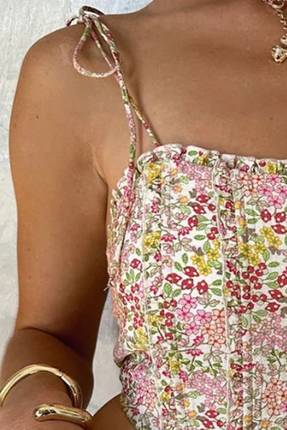 Floral Corset Top