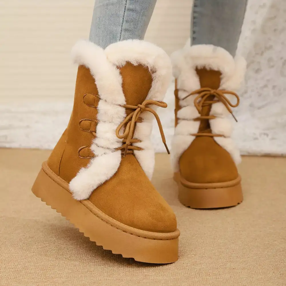 Lace Up Winter Boots