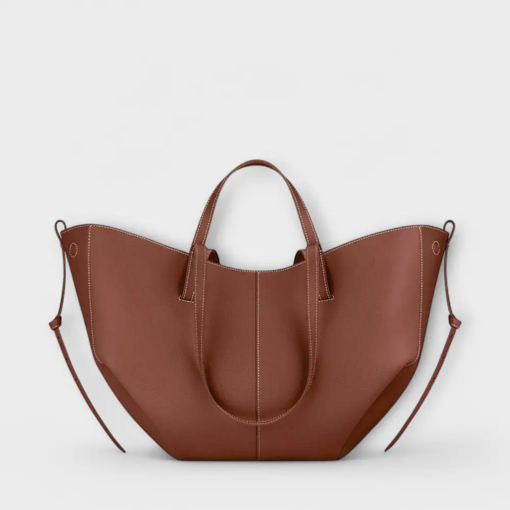 Boxy Twill Handbag
