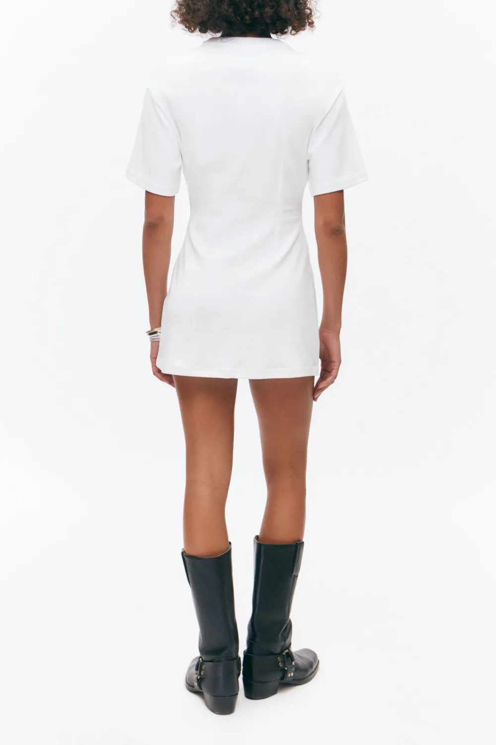 Half Short Sleeve Dress