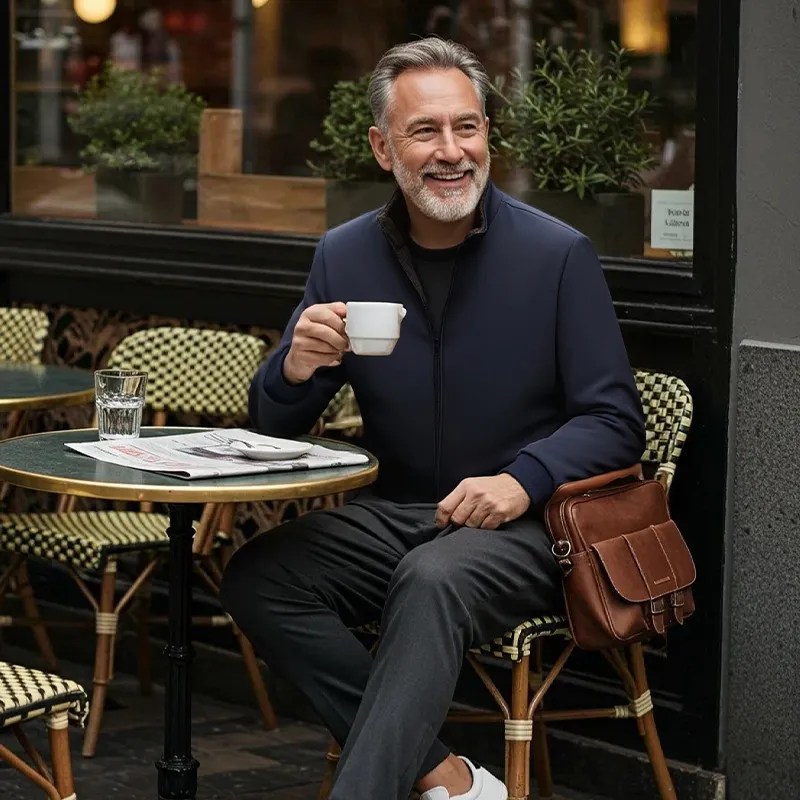 🔥 Winter Essential – 50% OFF Today! | Men's Zip-Up Warm Jacket All-Weather Protection