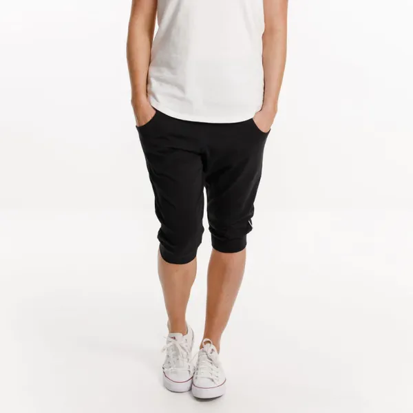 Women's Easy-Waist Cropped Lounge Pants