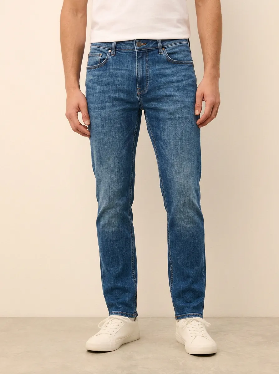 Men's Classic Everyday Casual Wear Stretch Denim Jeans