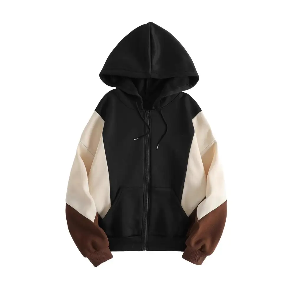 Relaxed Hooded Casual Outerwear Jacket