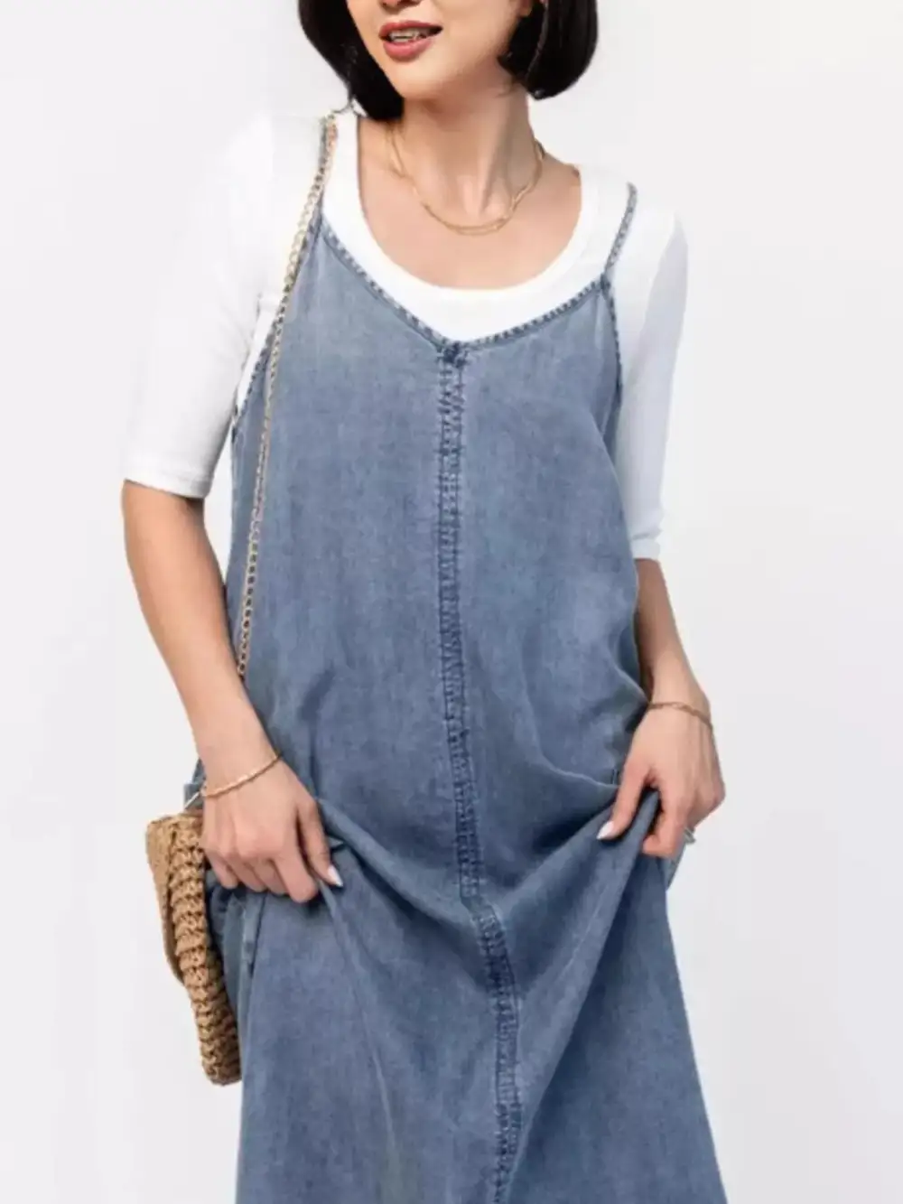 Denim Maxi Dress