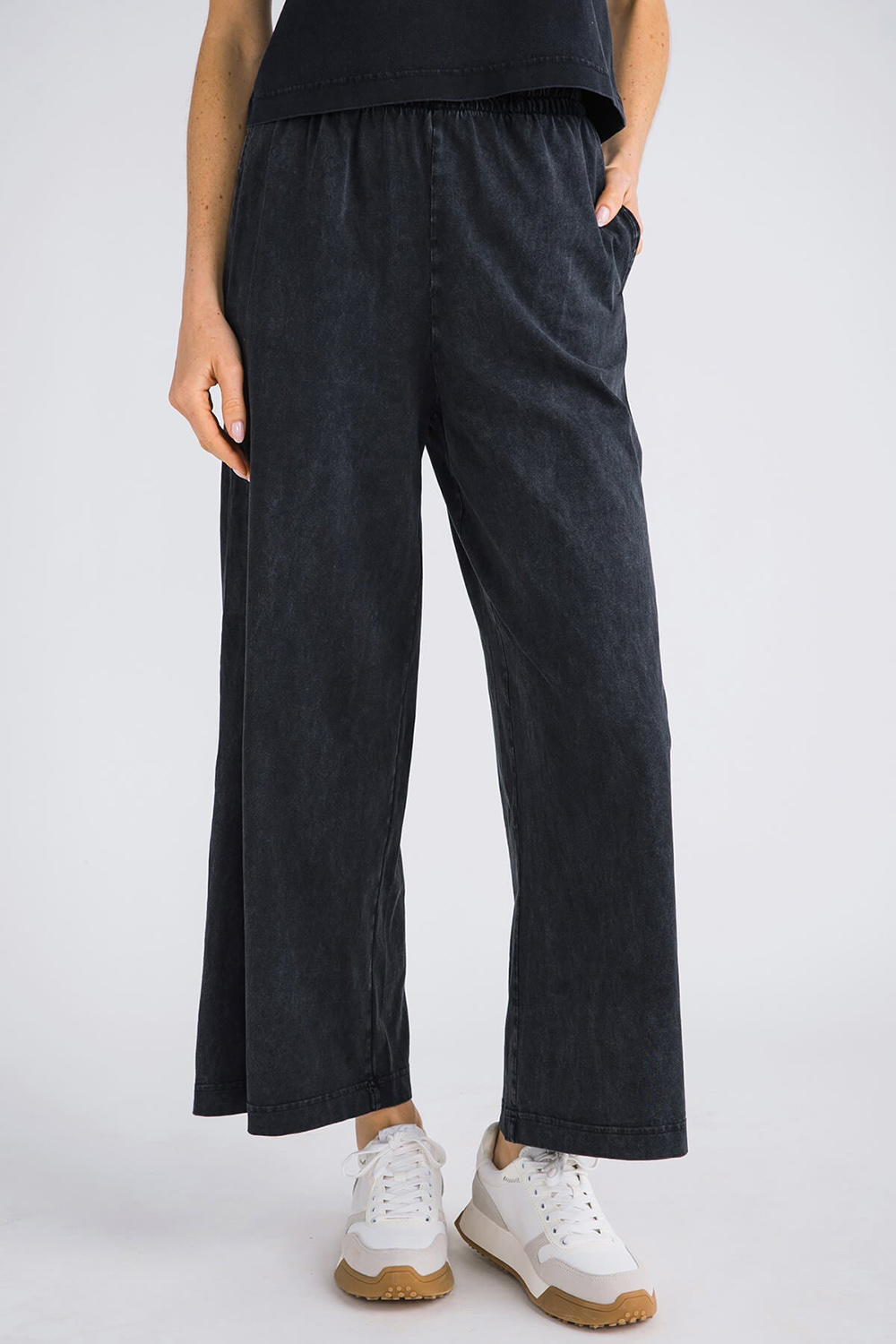 Flare Pocket Pant - Black