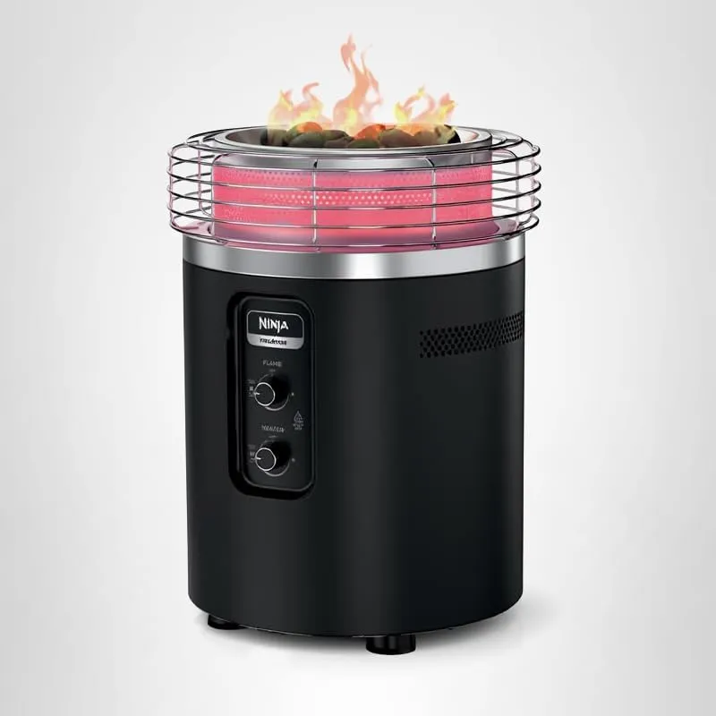 Ninja Fireside360™ Outdoor Heater & Fire Pit with 3 Modes – Flame, Heat, Flame & Heat