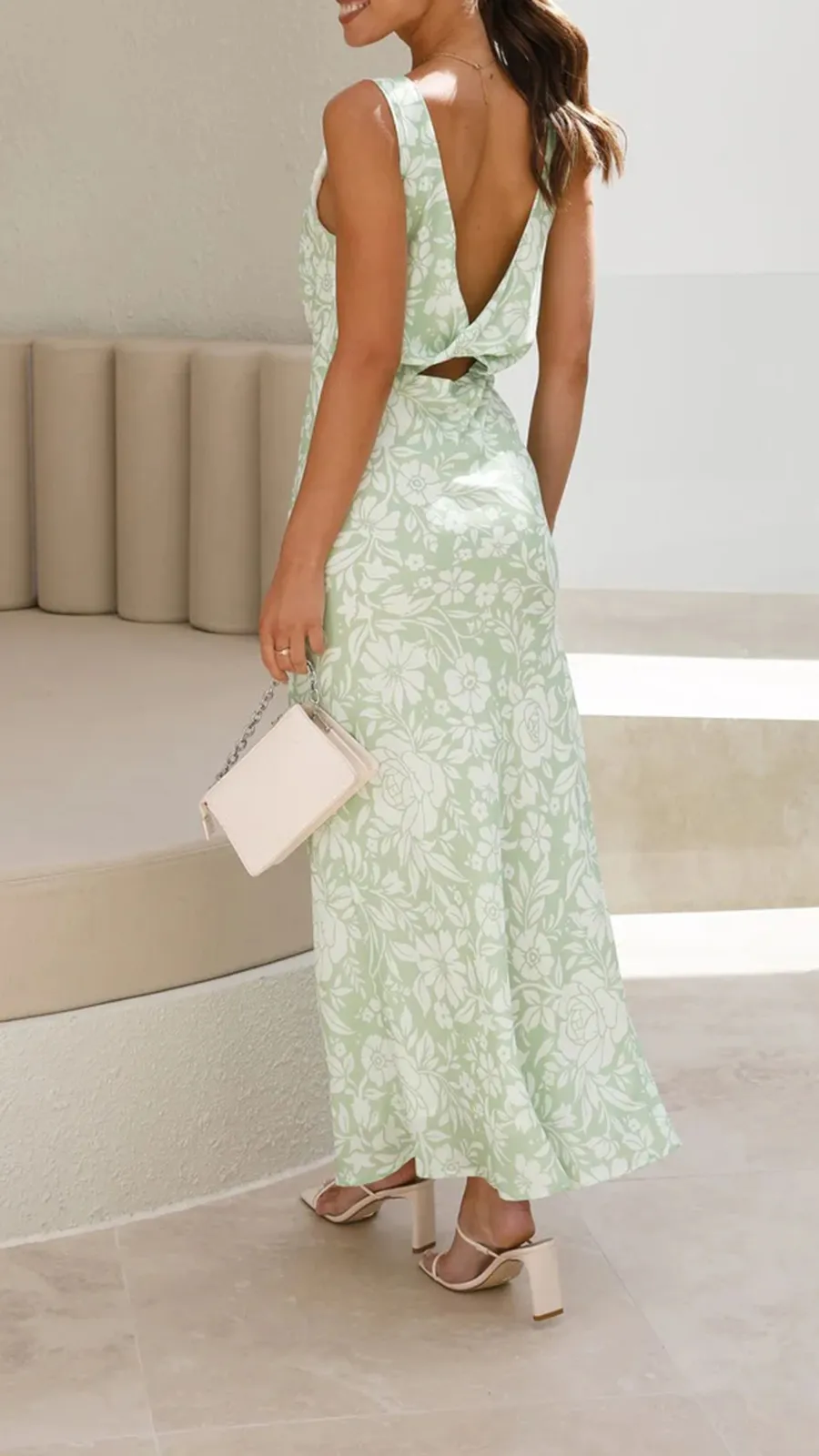V Neckline Dress
