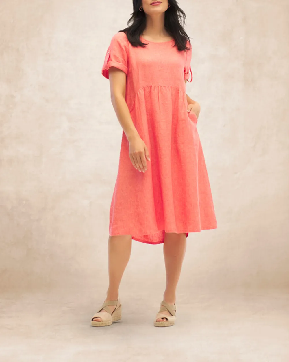 Linen Shift Dress
