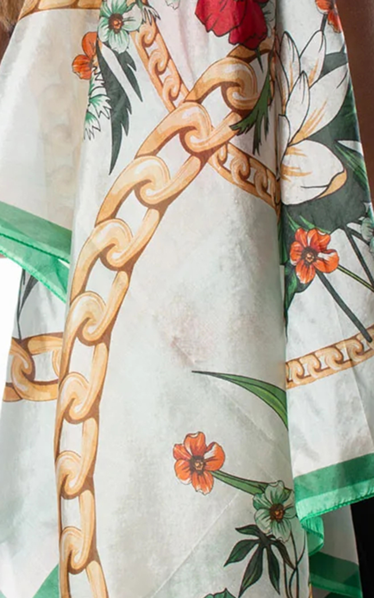 Artistic Pastoral Style Floral Women's Scarf