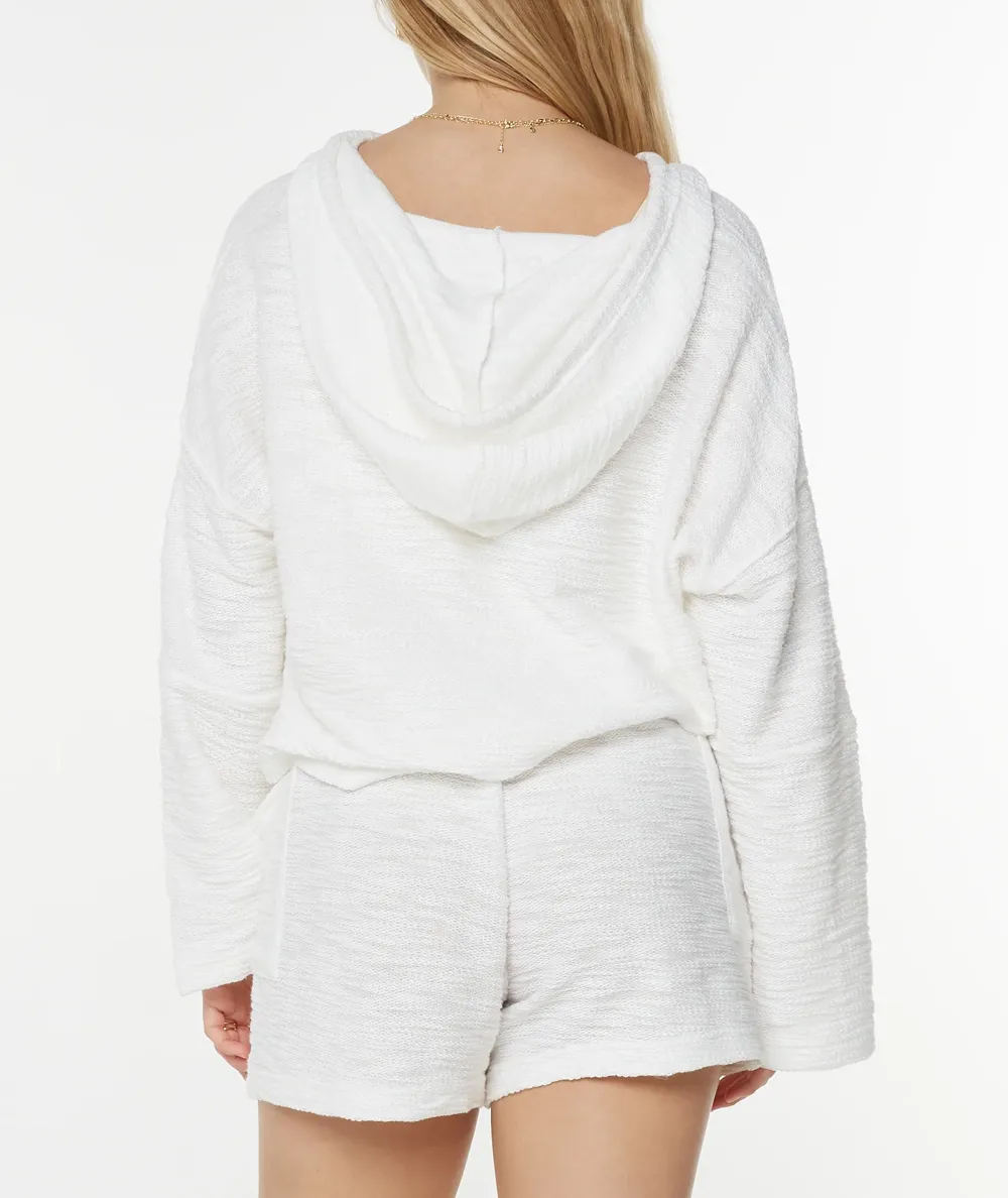 Solid Color Simple Hooded Sweatshirt