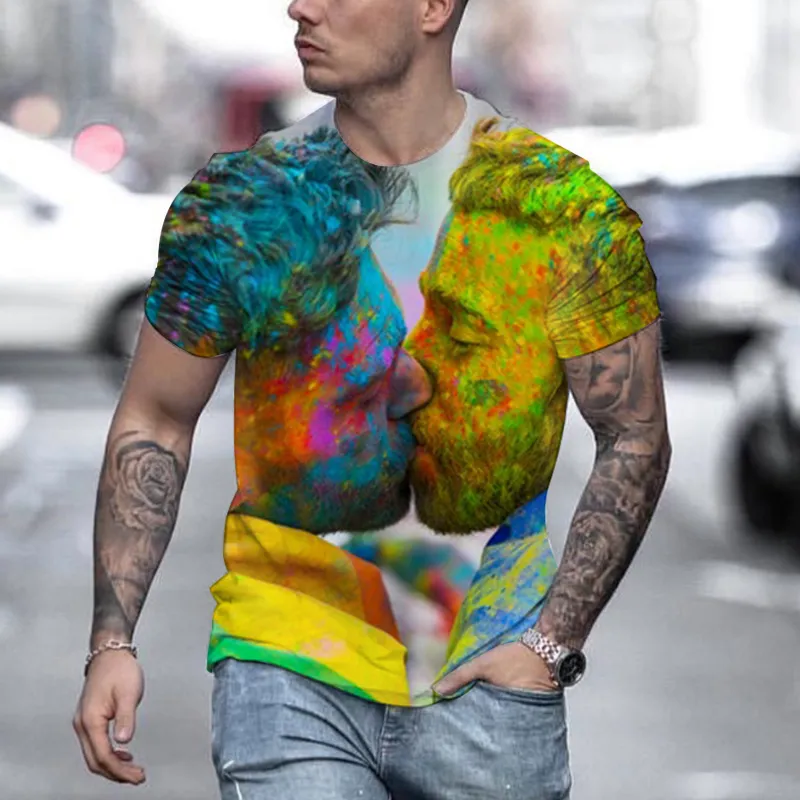 Men's Rainbow love T-shirt