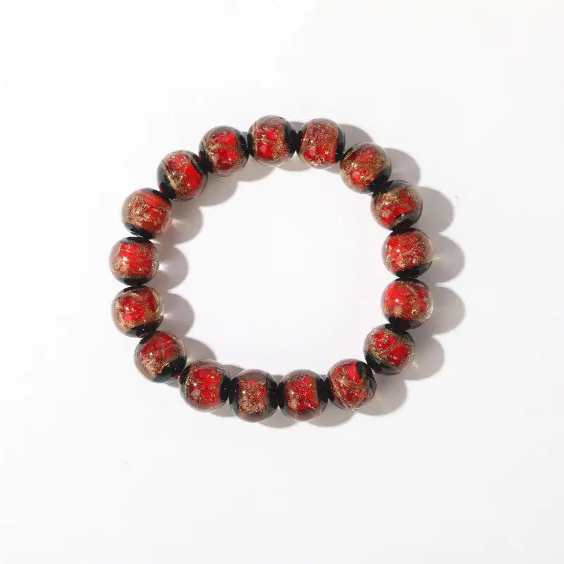 Classic Liuli Glass Bead Bracelet