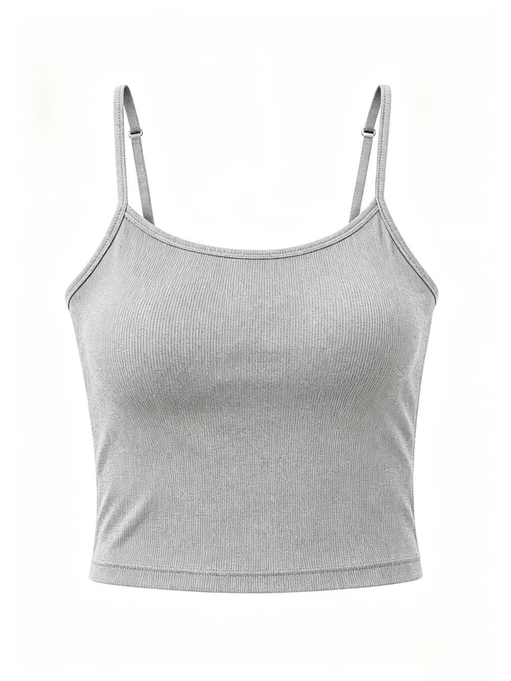 Women's Solid Ribbed Cami Tank Top
