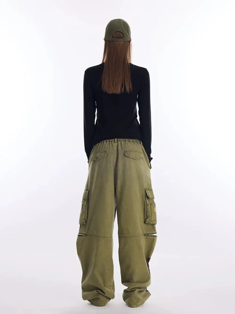 Relaxed Graphic Embroidered Utility Pants