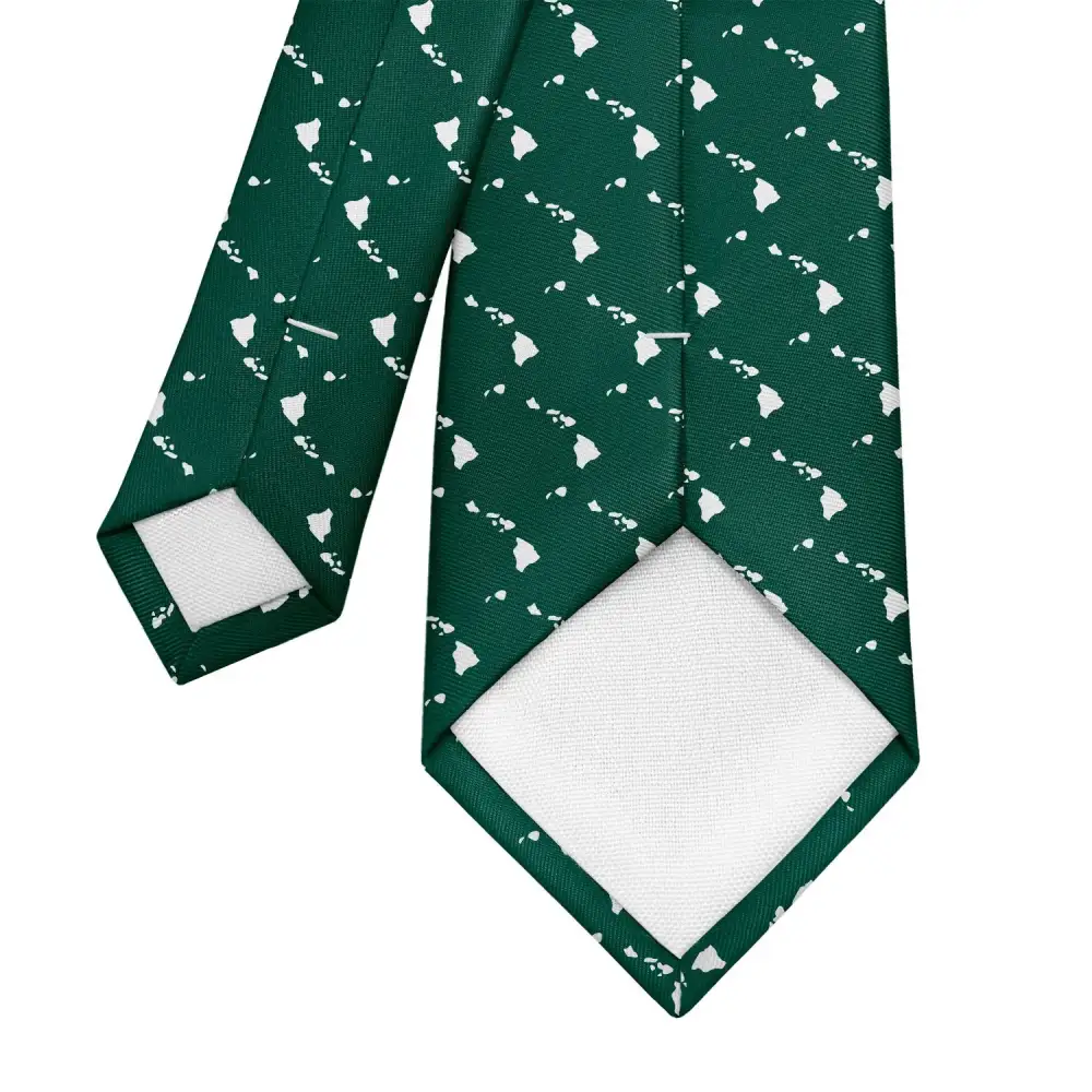 Refined Outline Emblem Expression Necktie
