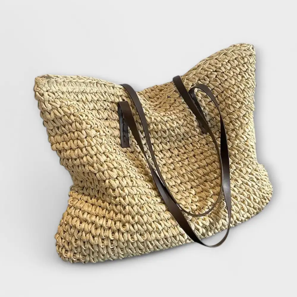 Woven Soft Grain Handbag