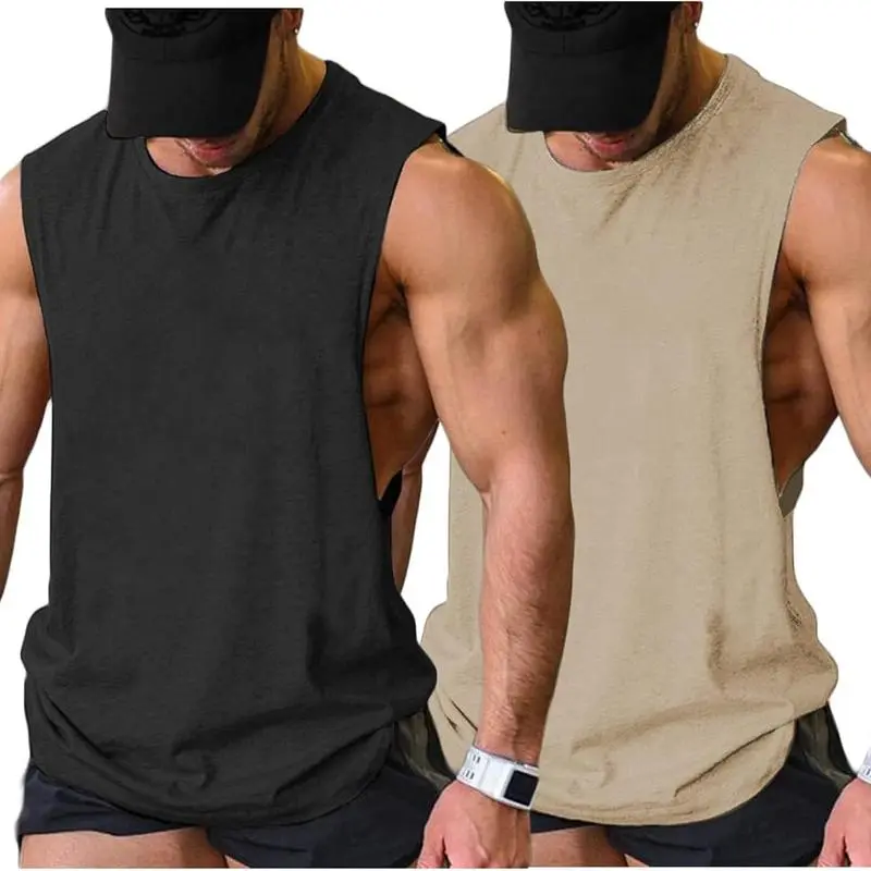 Men’s Workout Tank Top – Sleeveless Muscle T-Shirt for Gym, Training & Fitness