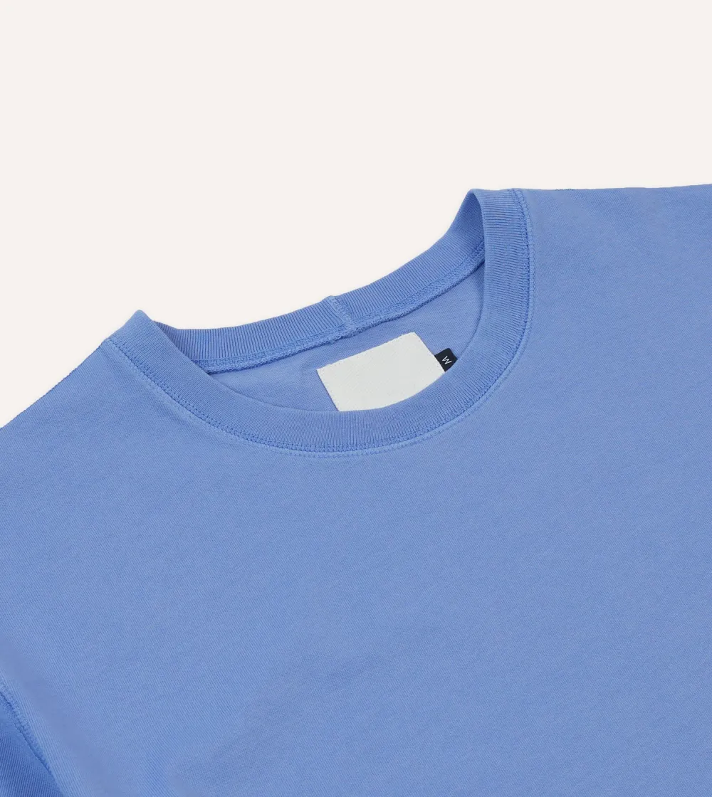 Lavender Chainstitch Short-Sleeve Hiking T-Shirt Daily