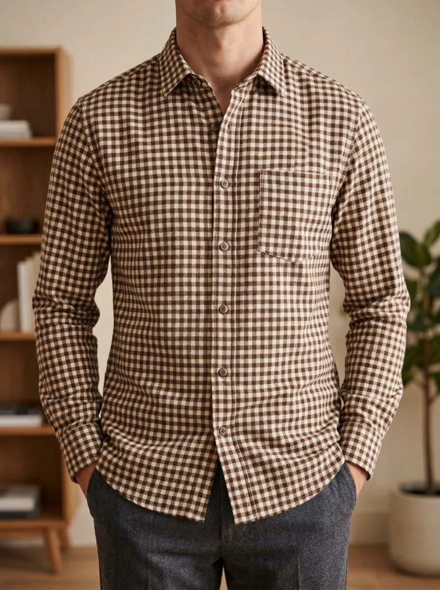Soft Long-Sleeve Men's Long-Sleeve Shirt