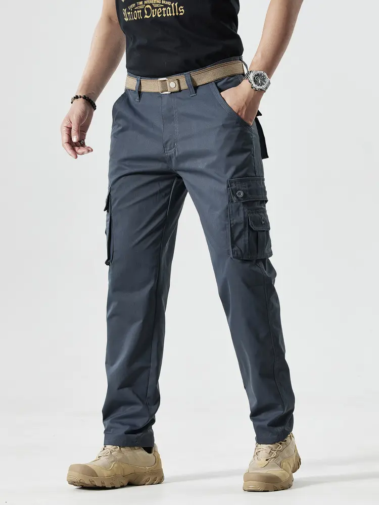 Men's Durable Cotton Cargo Pants