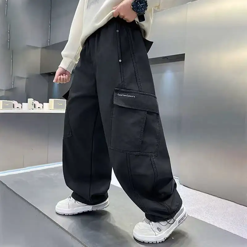 Men's Casual Cargo Pants with Deep Pockets