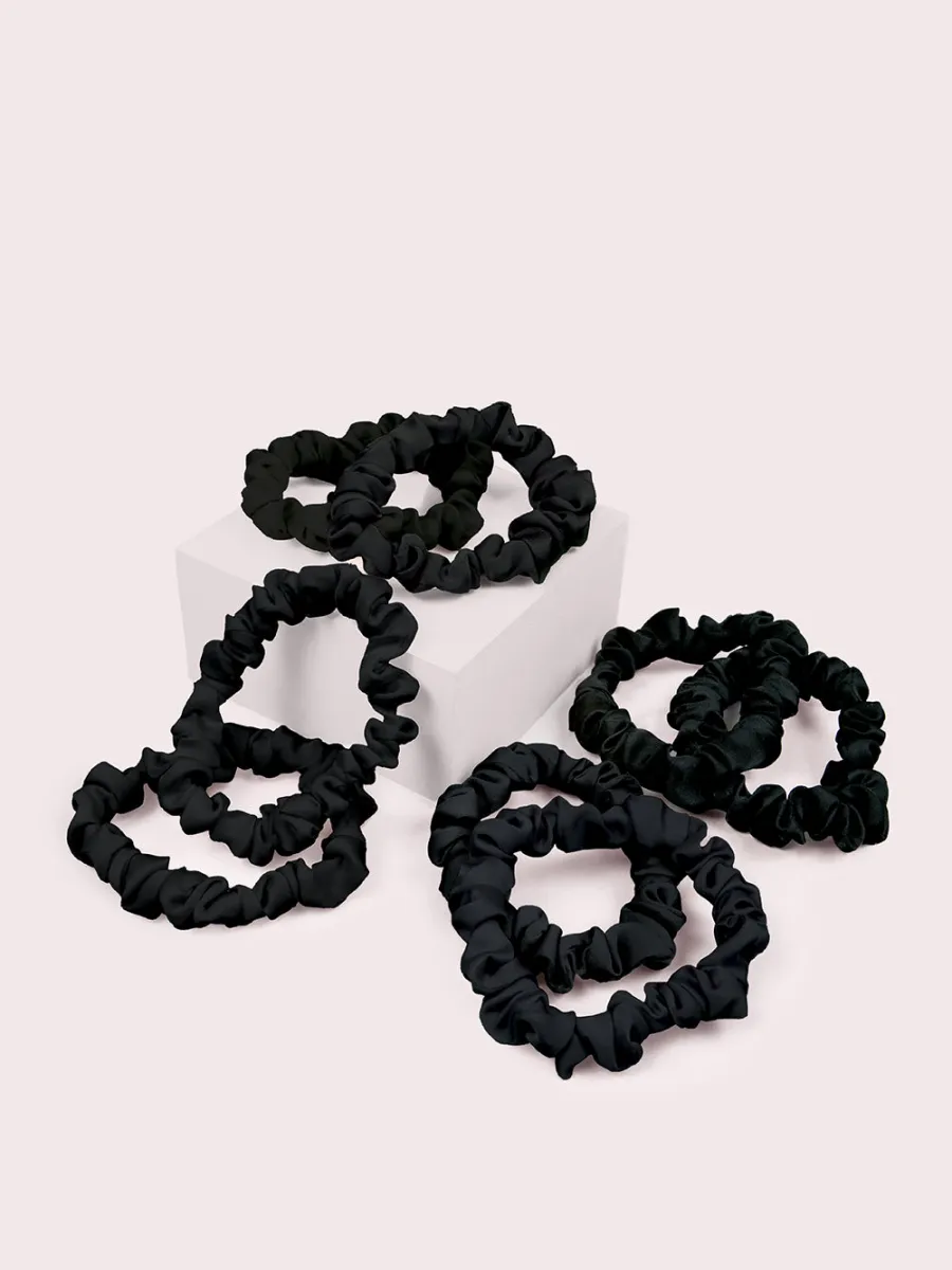Chic Satin Hair Scrunchies Set