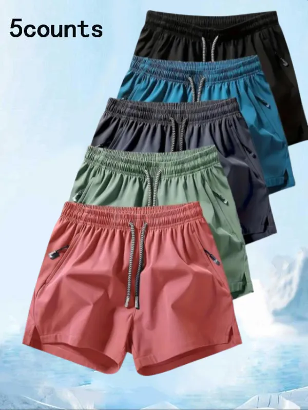 Sport Shorts – Quick-Dry Gym Shorts with Zipper Pockets (Just $3 Each!)
