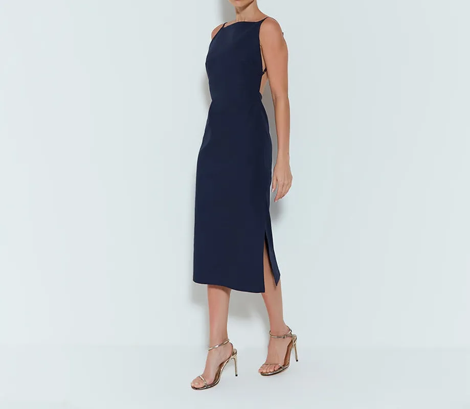 One-Shoulder Midi Dress