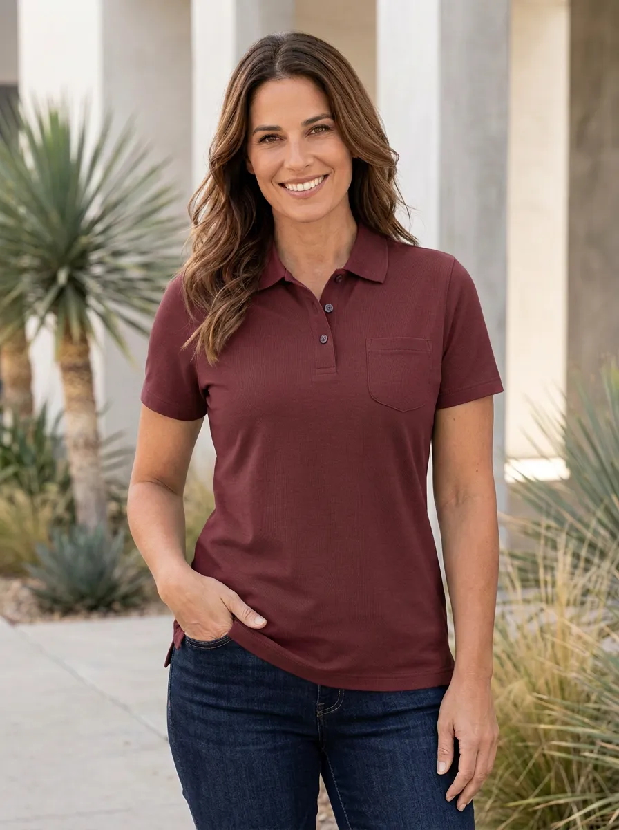 Women's Everyday Pocket Polo Shirt