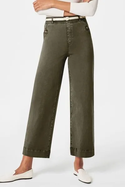High Waist Pocket Denim Jeans
